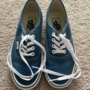 Vans Blue Canvas Sneakers